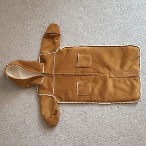 Baby Gap Bunting Snowsuit; faux suede shearling